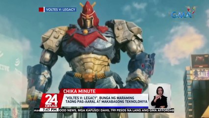 "VOLTES V: Legacy", bunga ng maraming taong pag-aaral at makabagong teknolohiya | 24 Oras