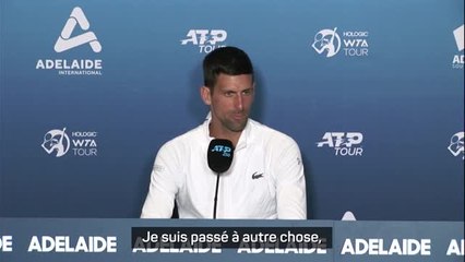 Open d'Australie - Djokovic sur son expulsion de l'édition 2022 : "Je suis passé à autre chose"