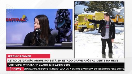 Central 98 | Jeremy Renner está em estado grave após acidente na neve