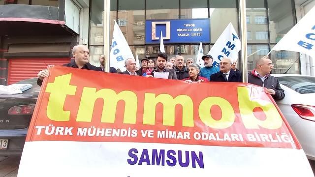Mimarlar Odası Samsun Şubesi'nden 'La Sen Mimarlar Odasısın' Diyen Samsun Büyükşehir Belediye Başkanı Demir'e Kınama