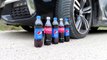 Crushing Crunchy & Soft Things by Car! EXPERIMENT CAR vs PEPSI and COCA COLA