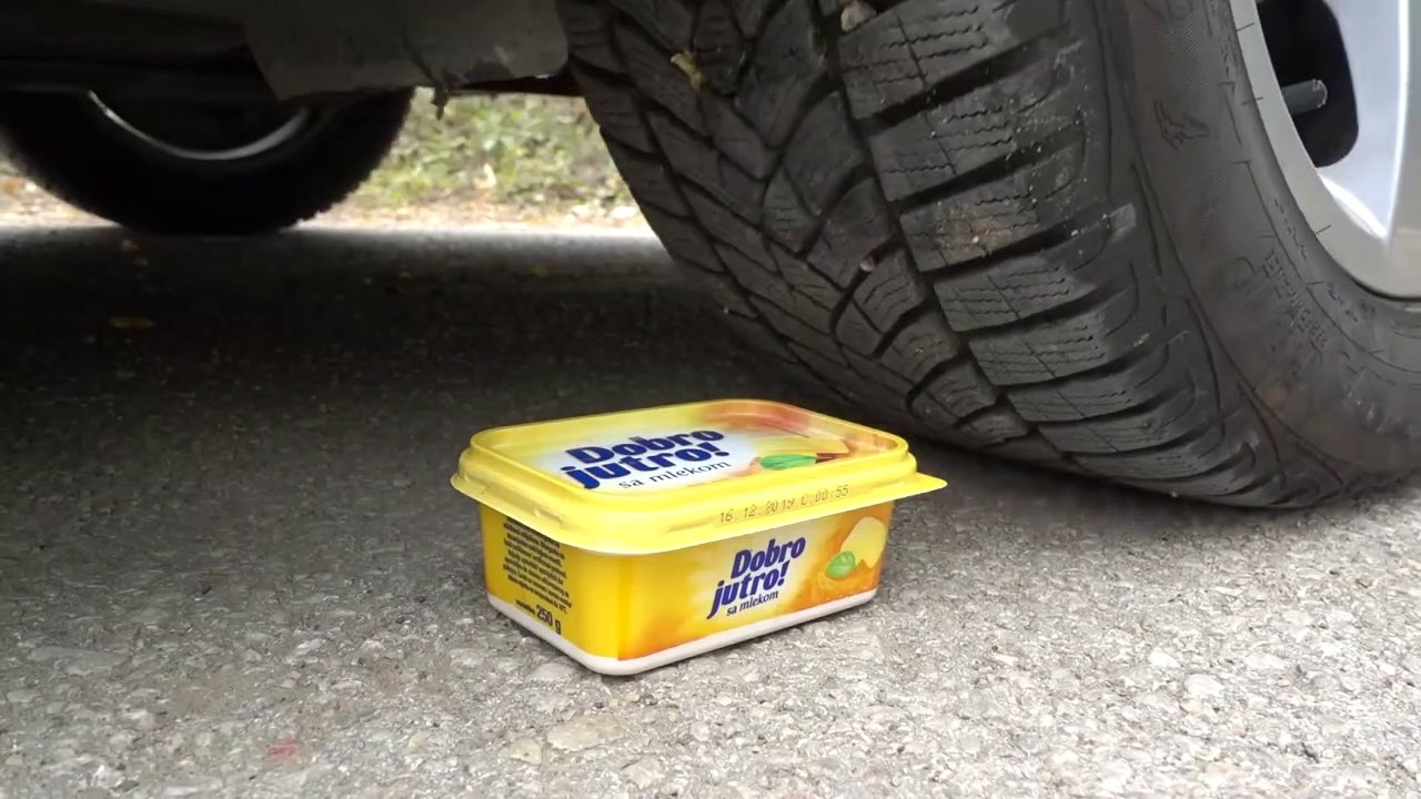 Crushing Crunchy & Soft Things by Car! EXPERIMENT CAR vs GIANT ORBEEZ WATER BALLOON