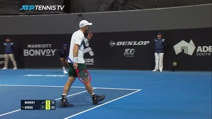 Adélaïde - Murray commence l'année par une défaite face à Korda