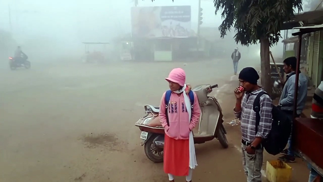 Melting increased due to cold wave, fog remaine...