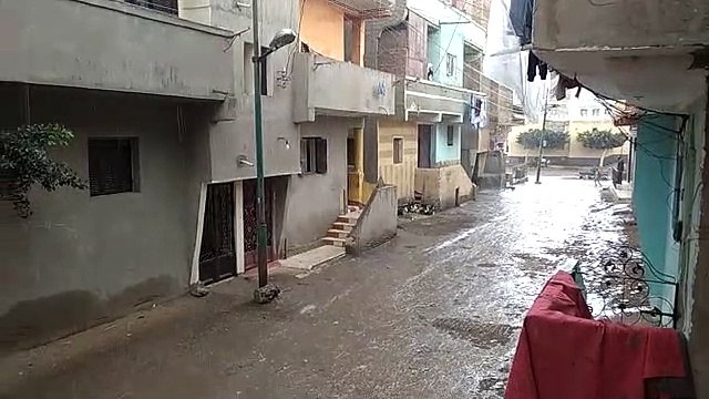 هطول أمطار على عدد من مدن وقرى كفر الشيخ