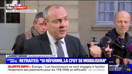 Laurent Berger (CFDT): "La réforme des retraites rendra le système plus injuste"