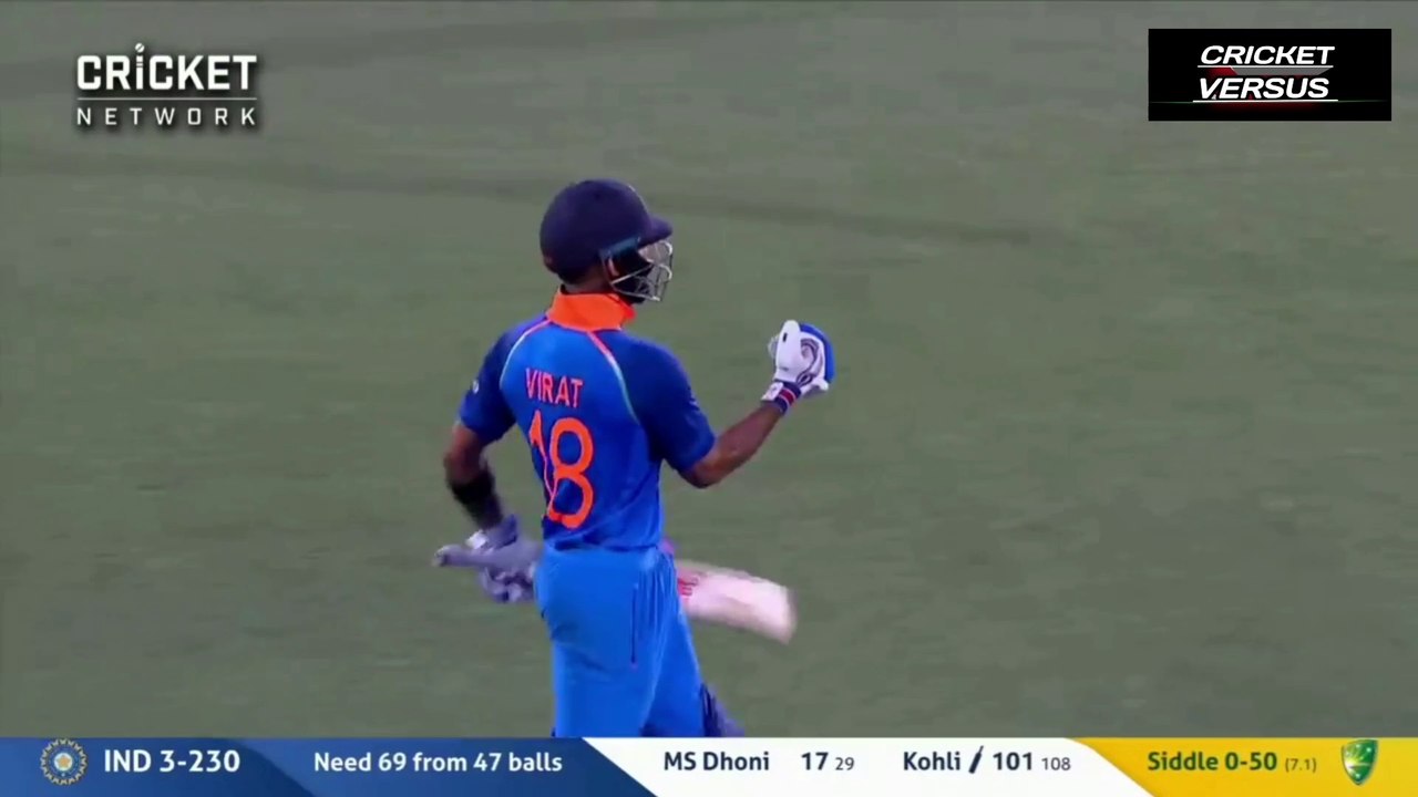 Australia vs  India  :  Virat  Kohli  Fantastic Century Against Australia 