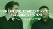 RC Strasbourg - ESTAC : on explique les notes données aux joueurs troyens