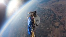 Robot Paraglider Drops From High-Altitude Balloon