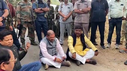 भाजपा जांच दल को नारायणपुर जाने से रोका