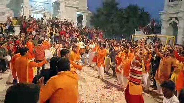 महाकाल की तर्ज पर कोटड़ी श्याम दरबार में महाआरती, उमड़ा भक्तों का सैलाब