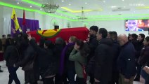 Funerali dei curdi uccisi a Parigi: 