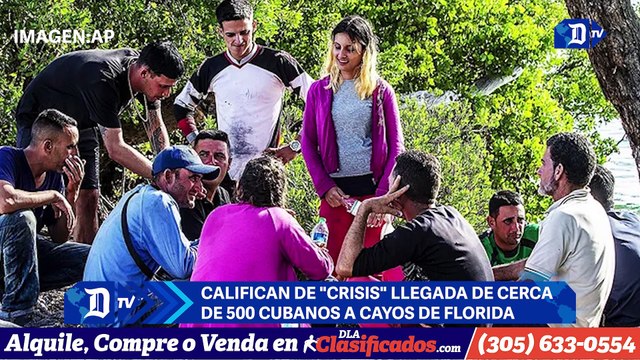 Califican de crisis llegada de cerca de 500 cubanos a Cayos de Florida | El Diario en 90 segundos