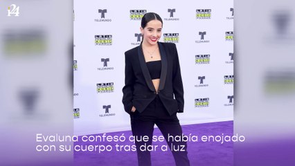 Evaluna mostró las estrías que le dejó su embarazo y confesó que se había enojado con su cuerpo