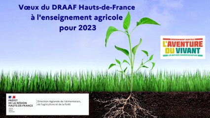 Voeux du DRAAF à l'enseignement agricole régional pour 2023