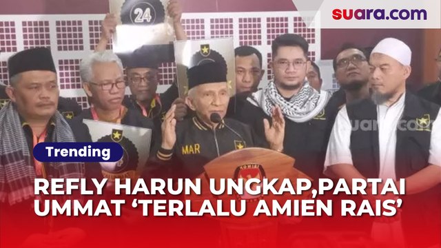 Refly Harun Ungkap Potensi Kegagalannya Dibanding PAN, Partai Ummat 'Terlalu Amien Rais'