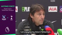 Conte wary of future at Spurs but still claims he's 'happy'