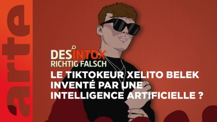Le Tiktokeur Xelito Belek inventé par une intelligence artificielle ? "| 03/01/2023 | Désintox | ARTE