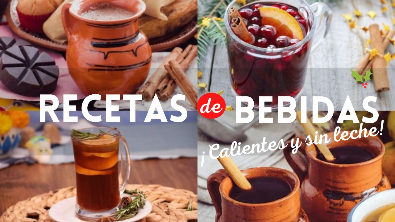 5 deliciosas recetas de bebidas calientes sin leche