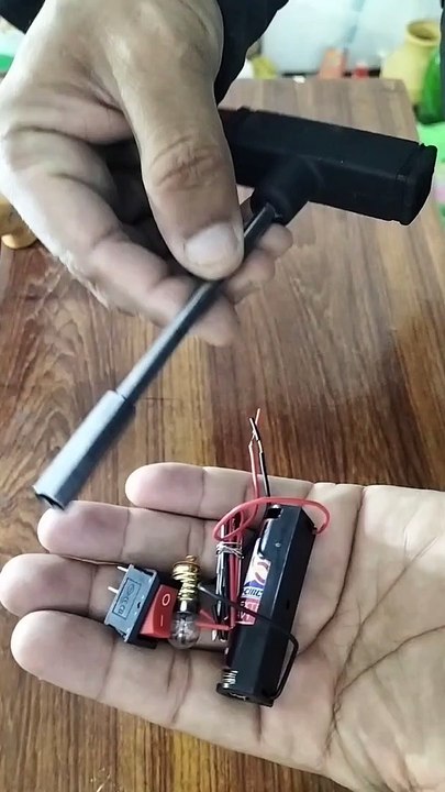 light on the screwdriver.