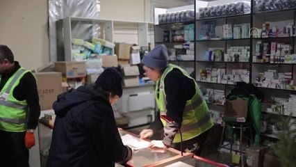 Bahmut'ta insani yardım merkezi siviller için hizmete devam ediyor