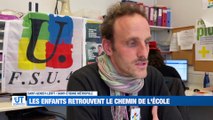  la Une : Les enfants reprennent le chemin de l'cole / La 9 vague du Covid semble s'achever dans 