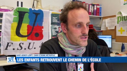 À la Une : Les enfants reprennent le chemin de l'école / La 9è vague du Covid semble s'achever dans la Loire / En janvier, on troc la buche contre les baskets.