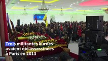 Des milliers de Kurdes rendent un dernier hommage aux victimes du 23 décembre