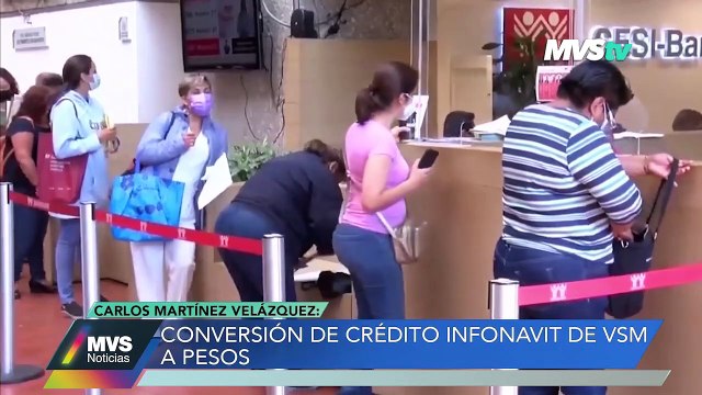 Conversión del crédito INFONAVIT de VSM a pesos- MVS Noticias