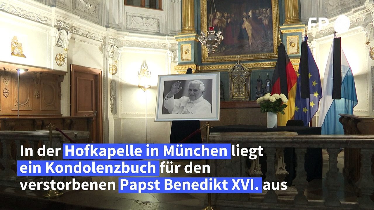 Trauer um Benedikt XVI. in München