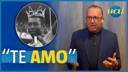 Galvão Bueno explica ausência no velório de Pelé