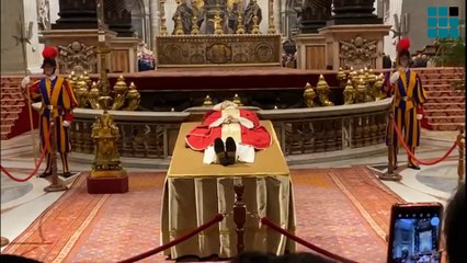 El último recorrido para ver a Benedicto XVI