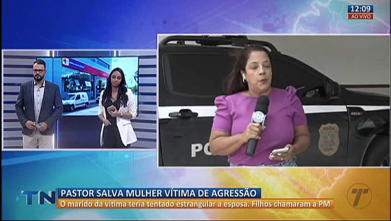 Pastor salva mulher vítima de agressão