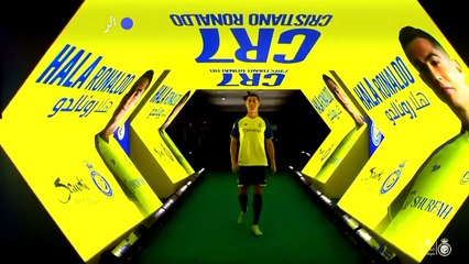 دخول كريستيانو رونالدو إلى استاد مرسول بارك في الرياض