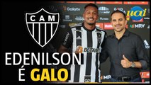 Novo reforço, Edenilson é apresentado no Atlético