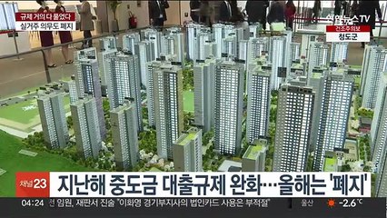 중도금 대출 규제 폐지…전매제한도 대폭 완화