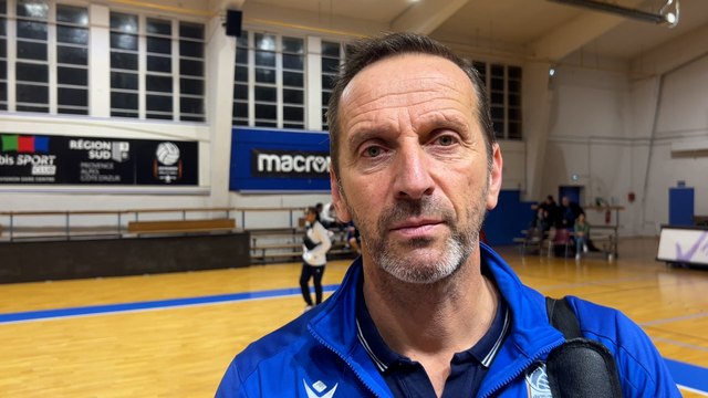 Interview maritima: José Amet après la victoire d'Avignon Volley contre Martigues