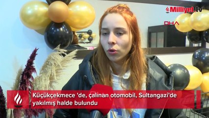 Çalınan otomobili yakılmış olarak bulundu! 'Eski eş' iddiası