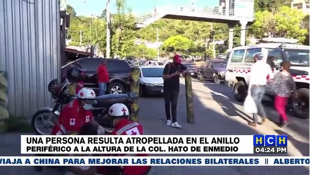 Hombre resulta herido tras caer de un rapidito en el Anillo Periférico de la capital
