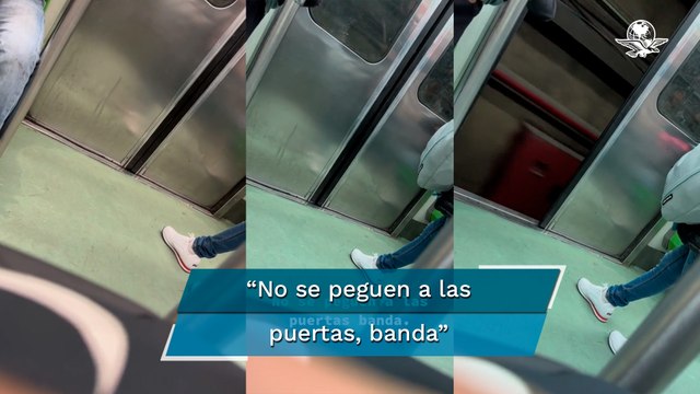 Se abren las puertas del Metro a medio camino entre estaciones