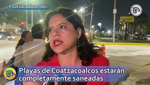 Playas de Coatzacoalcos estarán completamente saneadas