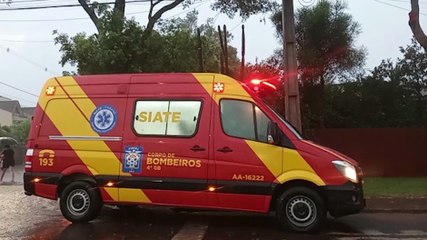 Menina de 11 anos fica ferida em acidente entre bicicleta e carro no Universitário