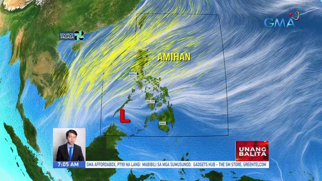 Hanging #Amihan sa malaking bahagi ng Luzon at LPA sa Palawan, Visayas at Mindanao, dahilan ng pag-ulan ngayon - Weather update today as of 7:04 a.m. (January 04, 2023)