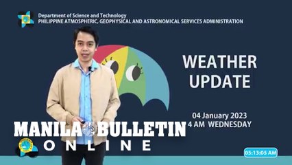 Download Video: LPA enters PAR; may bring rain showers, thunderstorms over parts of Palawan. VisMin