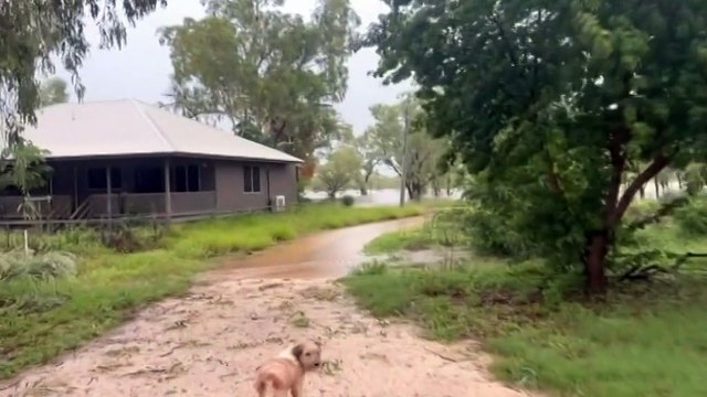 Flooding inundates homes in Fitzroy Crossing, central Kimberley as river hits highest level on record