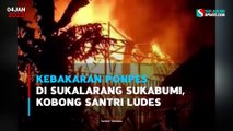 Kebakaran Pondok Pesantren di Sukalarang Sukabumi, Kobong Santri Ludes
