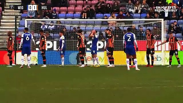 Wigan Athletic 1-4 Hull City All Goals & Highlights English League Championship @ Jan 2 2023