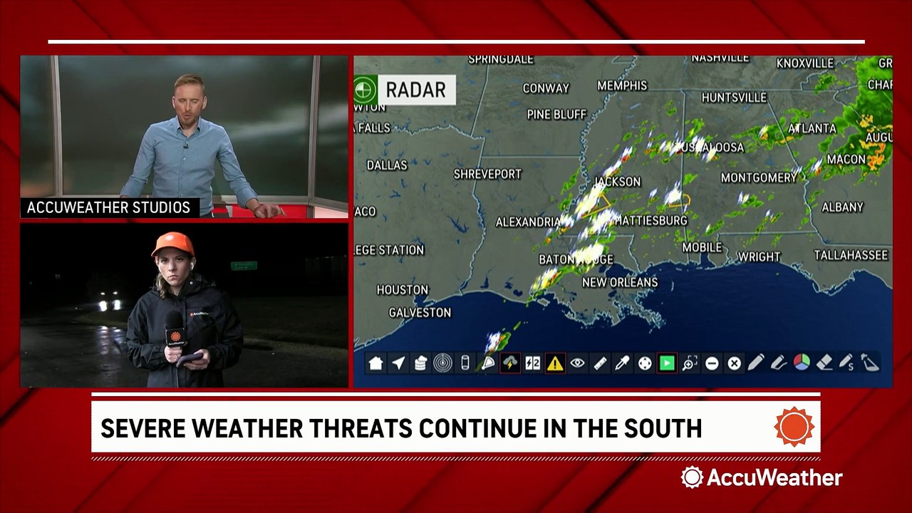 Forecasters worry about overnight tornado threa...