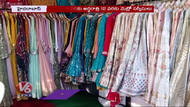 Hyderabad Metro Timings Extended Till 12_00 AM For Numaish _ V6 News