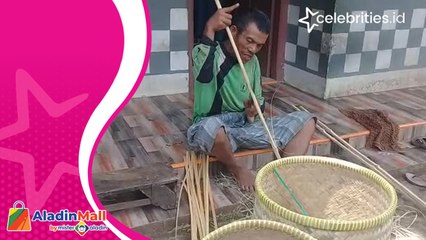 Perajin Bambu Pemalang Hasilkan Anyaman yang Khas, Terkendala Pasarkan Produk